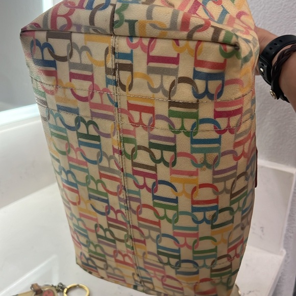 Dooney & Bourke purse and coin purse bundle with rainbow zipper - Picture 6 of 16